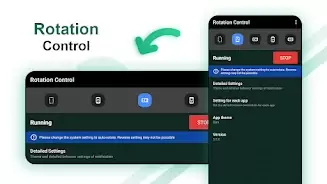 Schermata Rotation Control 1