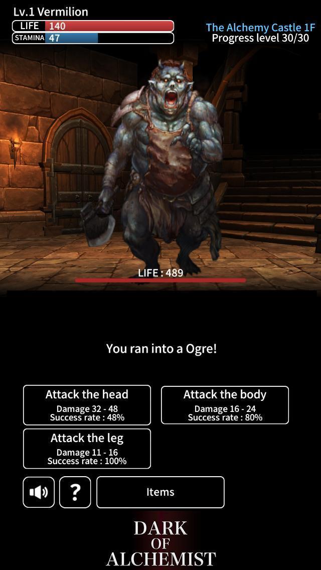 Dark of Alchemist - Dungeon Cr Zrzut ekranu 2
