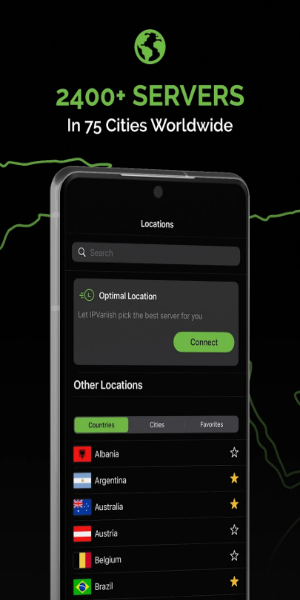 IPVanish: VPN Location Changer应用截图第2张