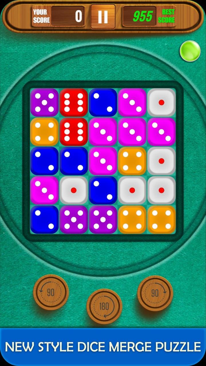 Dice Merge And Blast Puzzle ဖန်သားပြင်ဓာတ်ပုံ 1