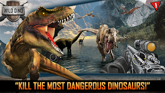 Wild Dino Hunting Jungle Games Ekran Görüntüsü 1