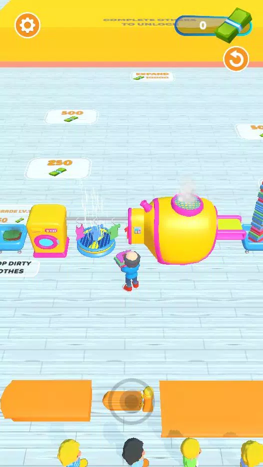 Laundry Rush - Idle Game Screenshot 2