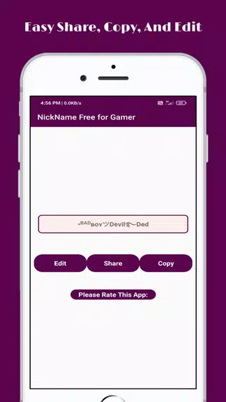 Nickname Generator: For Gamer ဖန်သားပြင်ဓာတ်ပုံ 3