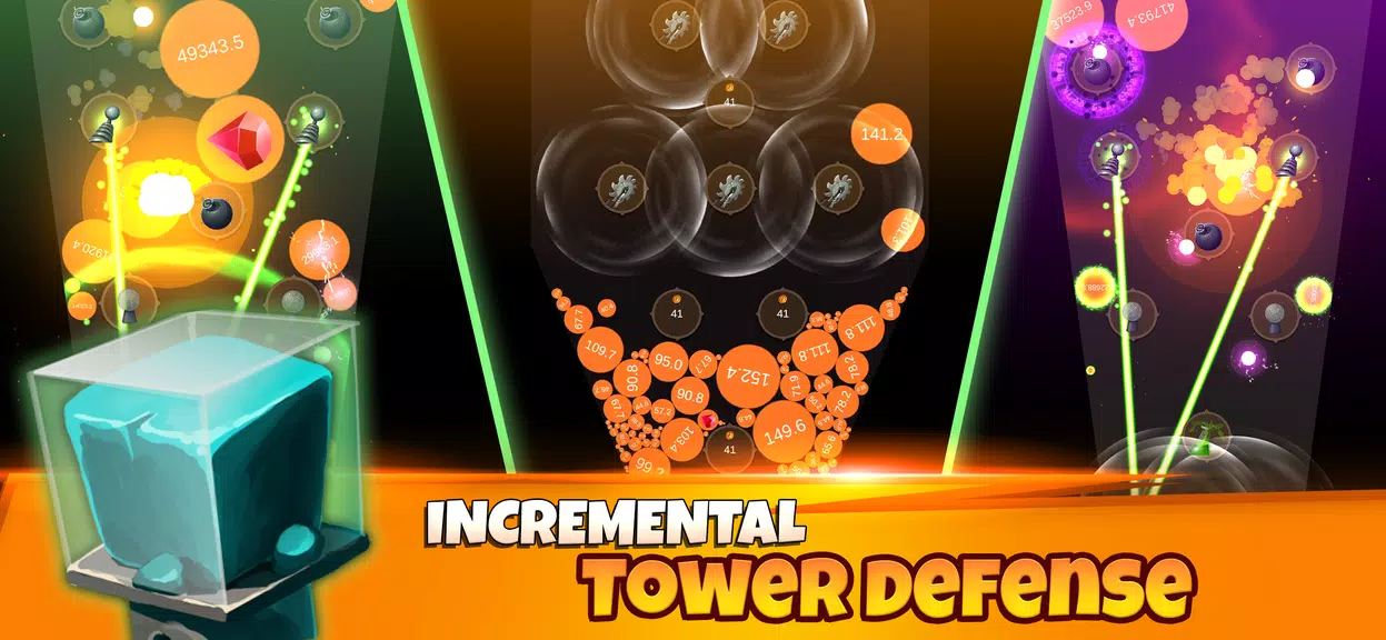 TowerBall: Idle Incremental TD Captura de tela 1