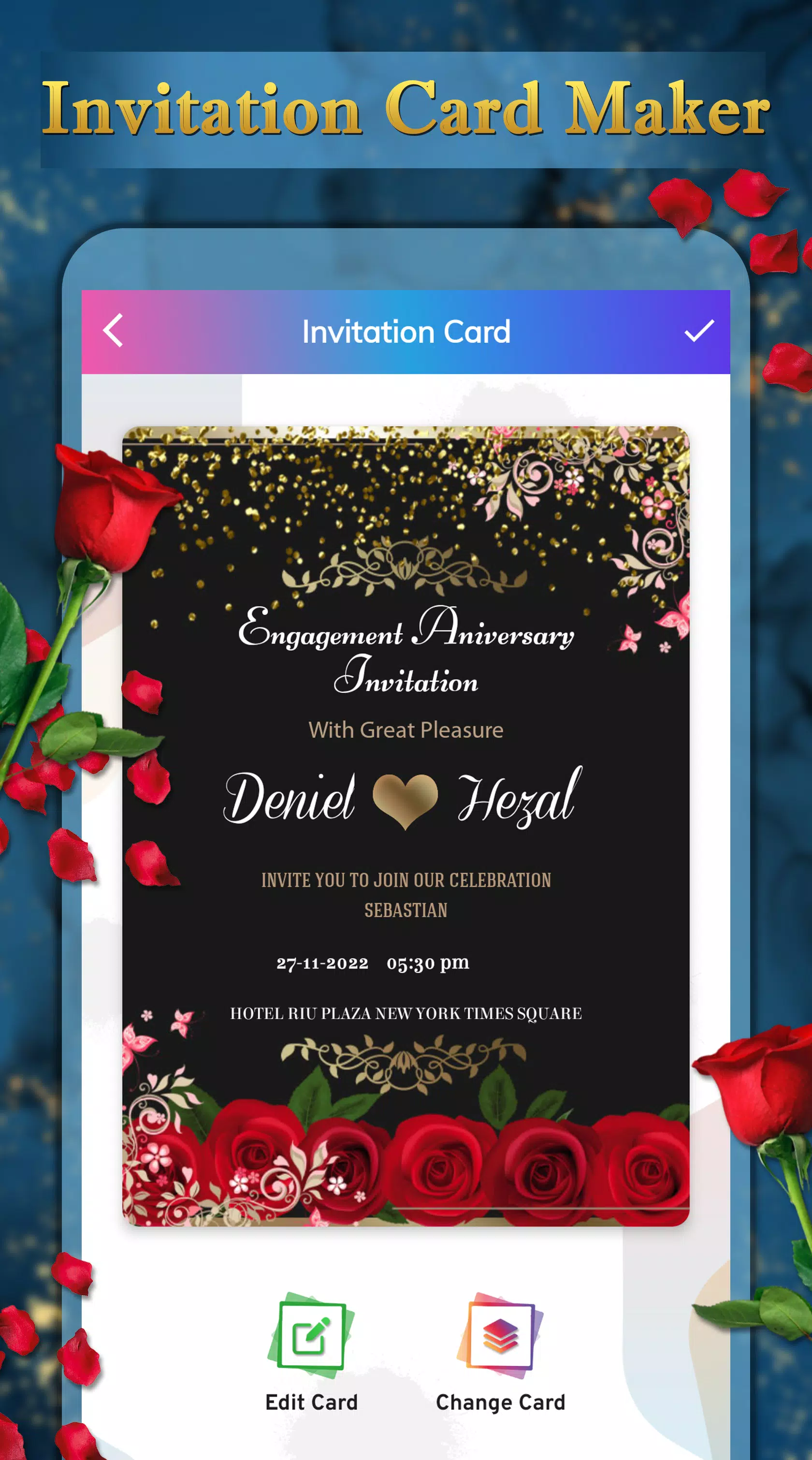 Invitation Card Maker スクリーンショット 3