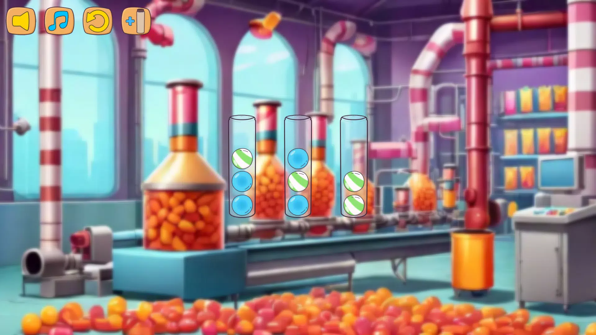 Sorting: Candy Factory स्क्रीनशॉट 1