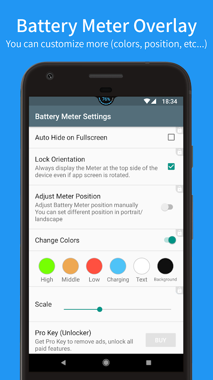 Battery Meter Overlay Ekran Görüntüsü 4