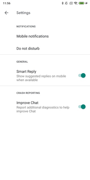 Google Chat Captura de tela 3