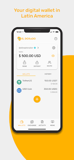 El Dorado Wallet & Exchange ภาพหน้าจอ 1