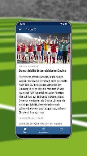 ORF Fußball Screenshot 3