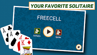 FreeCell Solitaire: Classic Capture d'écran 1