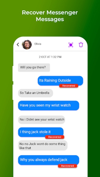 All Recover Deleted Messages Ảnh chụp màn hình 3