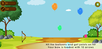 Balloon Bow and Arrow - BBA Скриншот 1