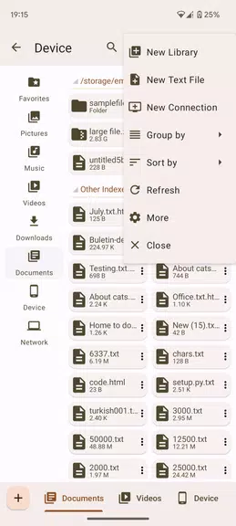 Oojao Files Manager Captura de pantalla 3