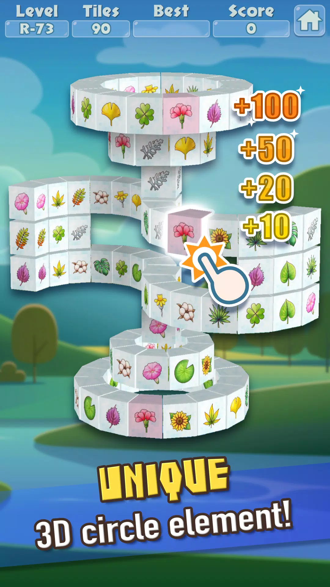 3D Mahjong Triple Tile Match Screenshot 2