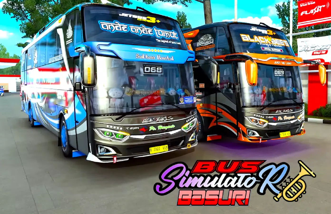 Bus Simulator Basuri Mod Captura de pantalla 1