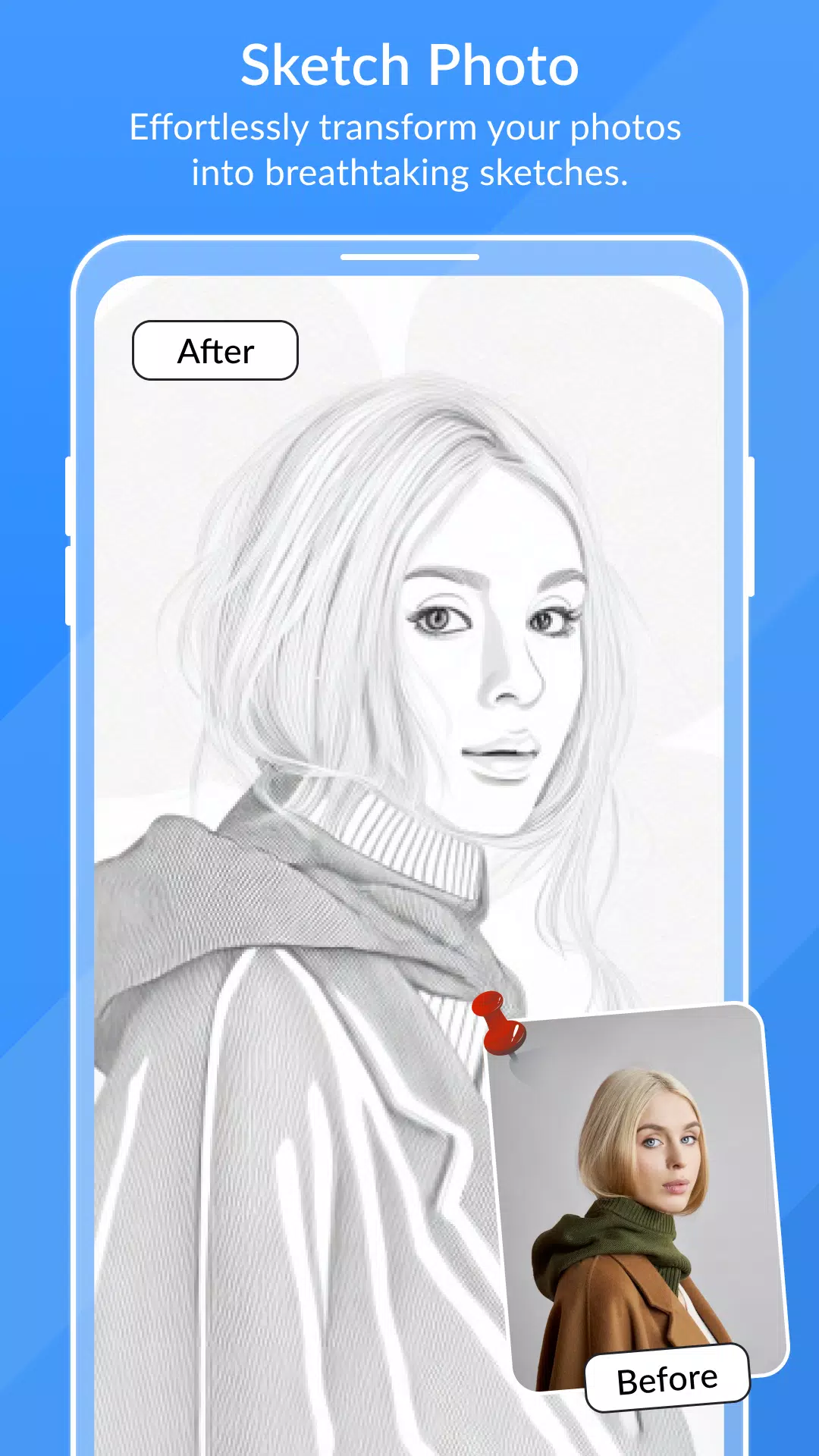 Pencil Sketch Photo Maker Capture d'écran 1