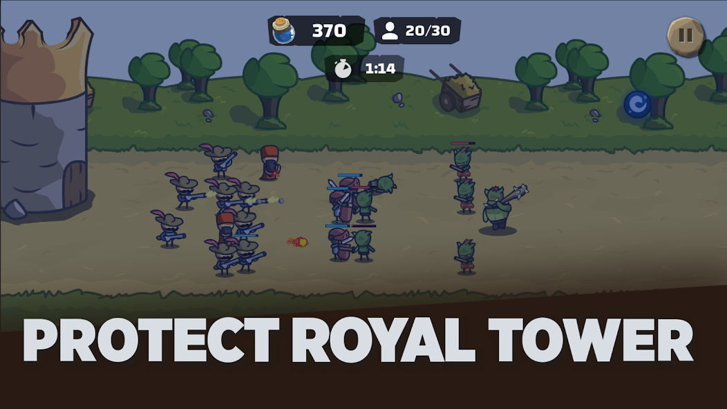 Tower Royale: Stick War Online Captura de tela 2