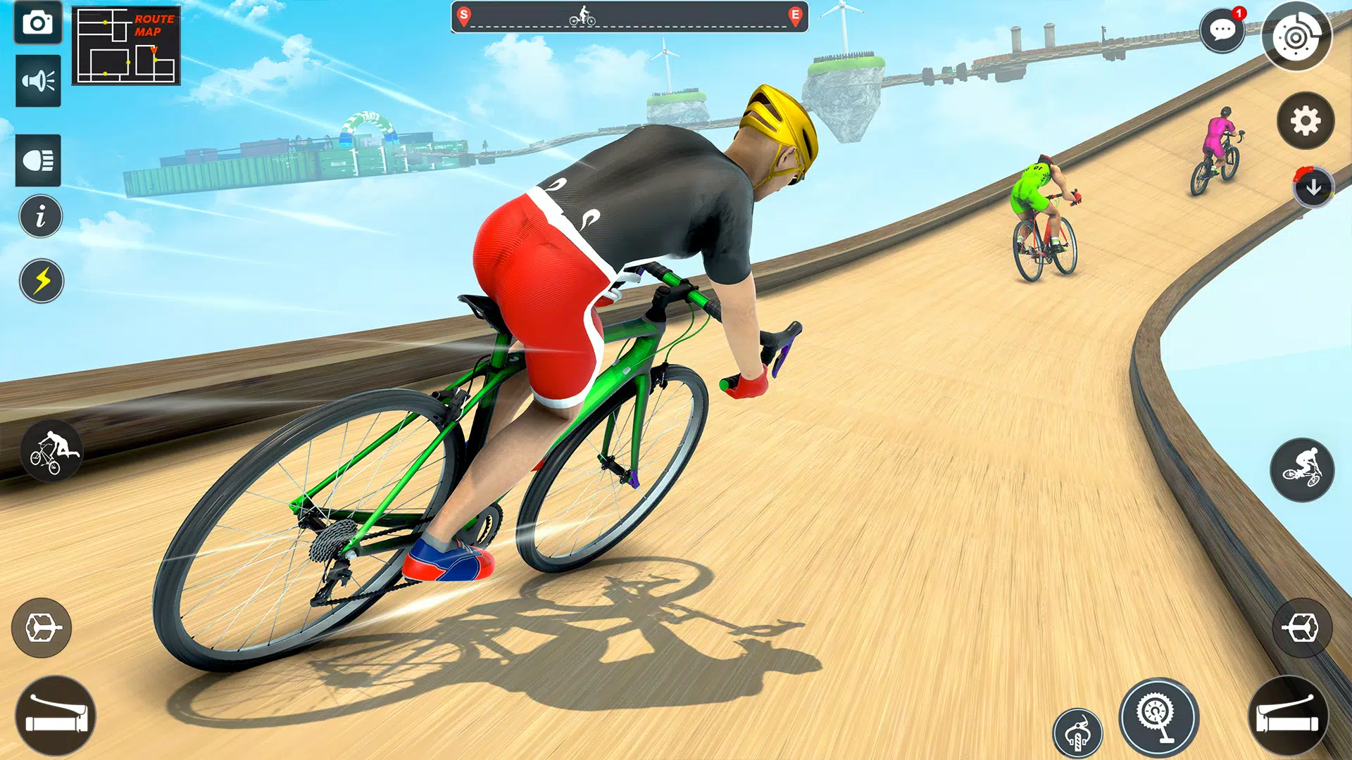 BMX Cycle Stunt Game 3D Ekran Görüntüsü 2