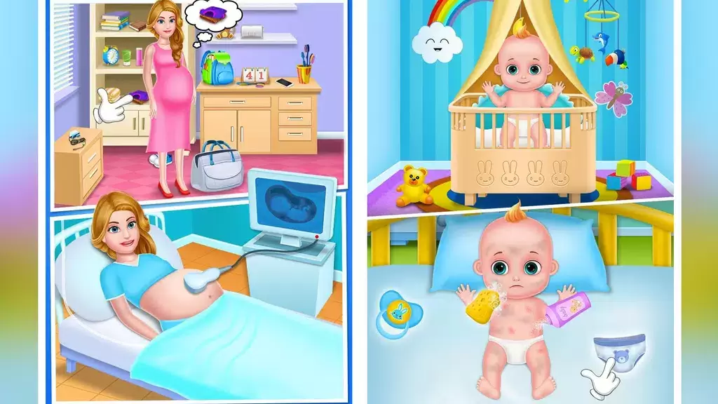 newborn babyshower party game Captura de tela 1