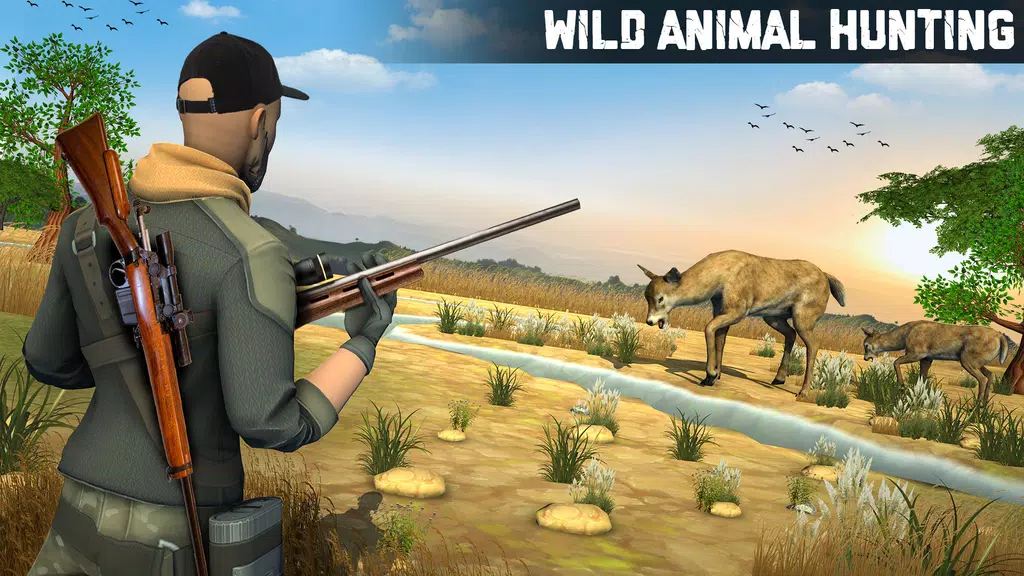 Wild Animal Hunting 3D Offline 스크린샷 1