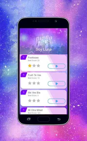 Piano Tiles - Soy Luna Girls Game Zrzut ekranu 2