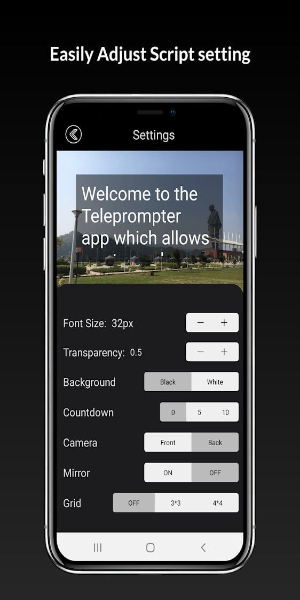 Teleprompter with Video Audio スクリーンショット 4