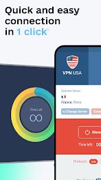 USA VPN - Get USA IP Captura de pantalla 2