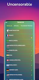 Shenzo VPN - Private & Safe Captura de pantalla 3