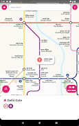 Delhi Metro Map & Routing Screenshot 1