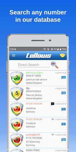 tellows - Caller ID & Block Zrzut ekranu 2