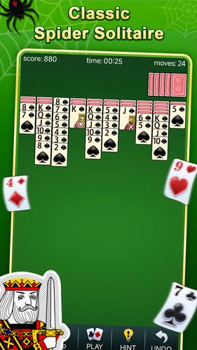 Spider Solitaire Ekran Görüntüsü 1