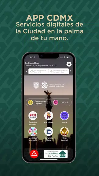 Schermata App CDMX 1