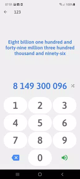 Numbers in English Скриншот 1