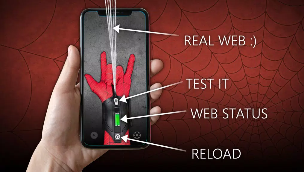 Spider Web Shooter Simulator ภาพหน้าจอ 1