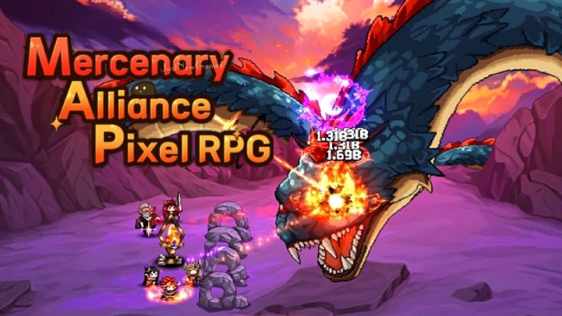 Schermata Mercenary Alliance: Pixel RPG 1