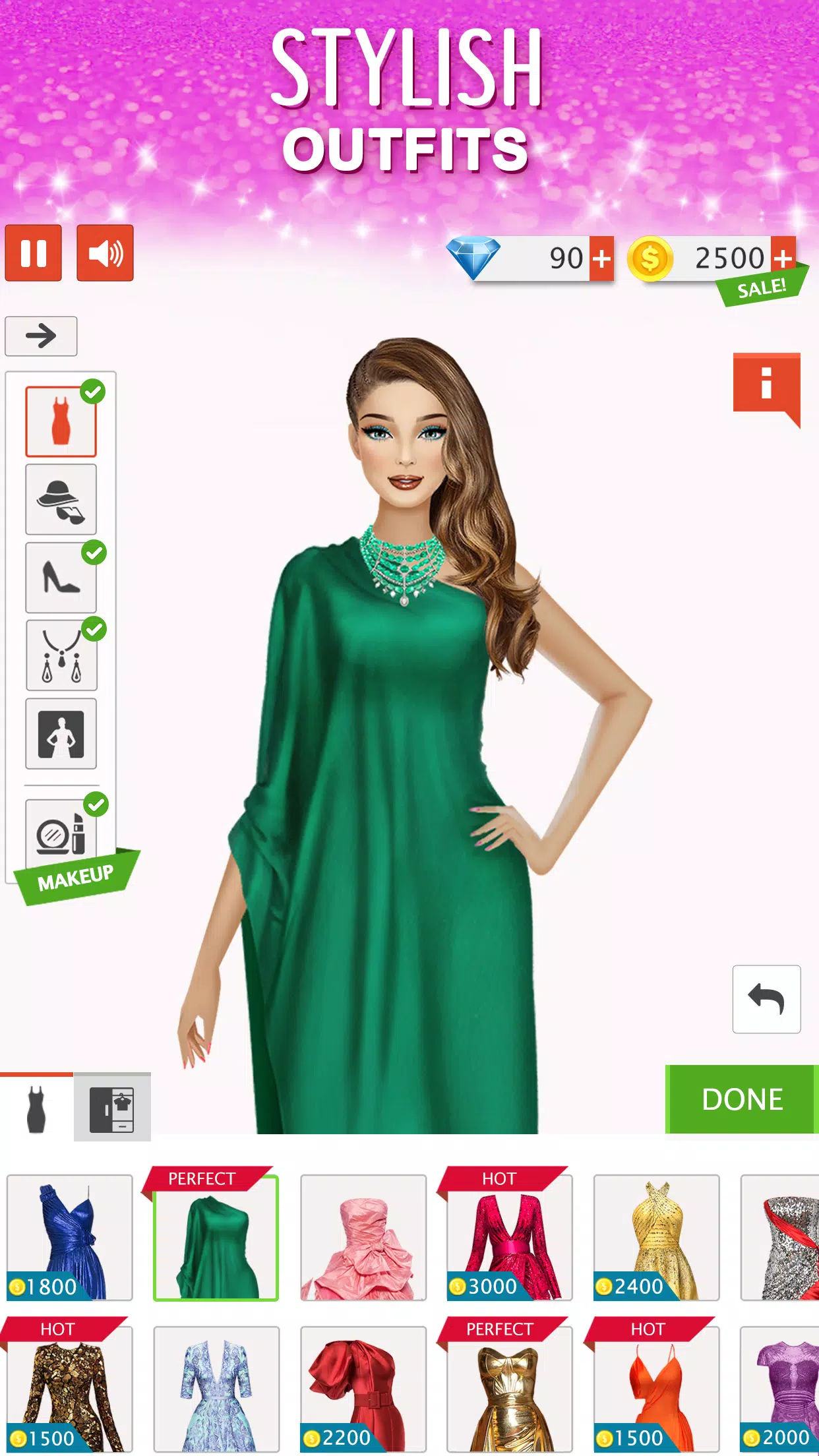 Fashion Stylist: Dress Up Game Schermafbeelding 2