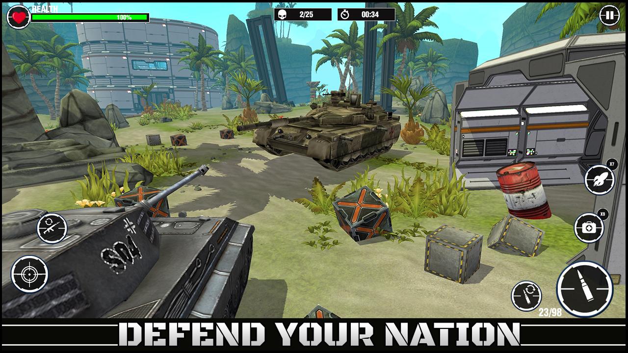 Schermata World War Army: Tank War Games 3