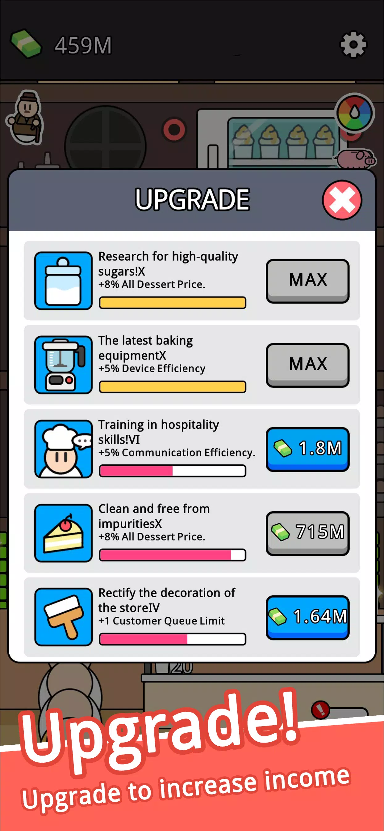 Idle Desset Shop ภาพหน้าจอ 3