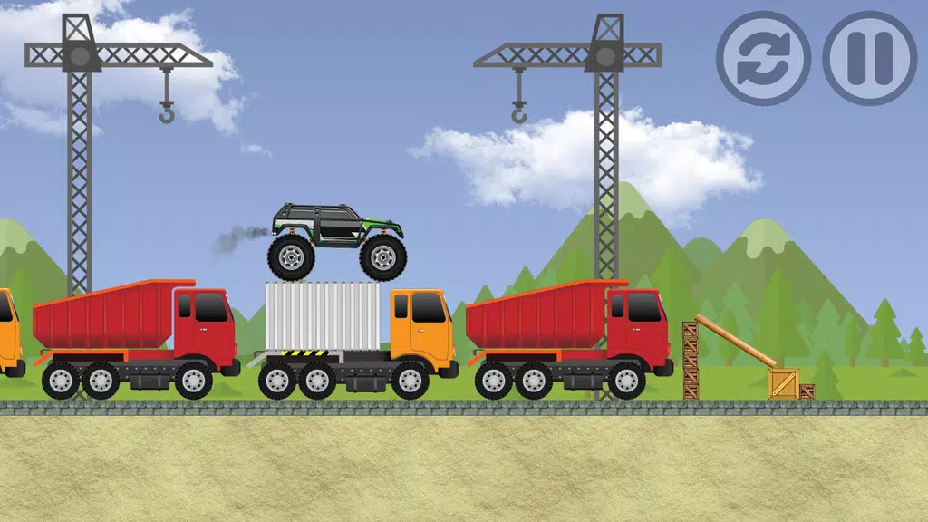 Monster Truck Racing Game Ekran Görüntüsü 3