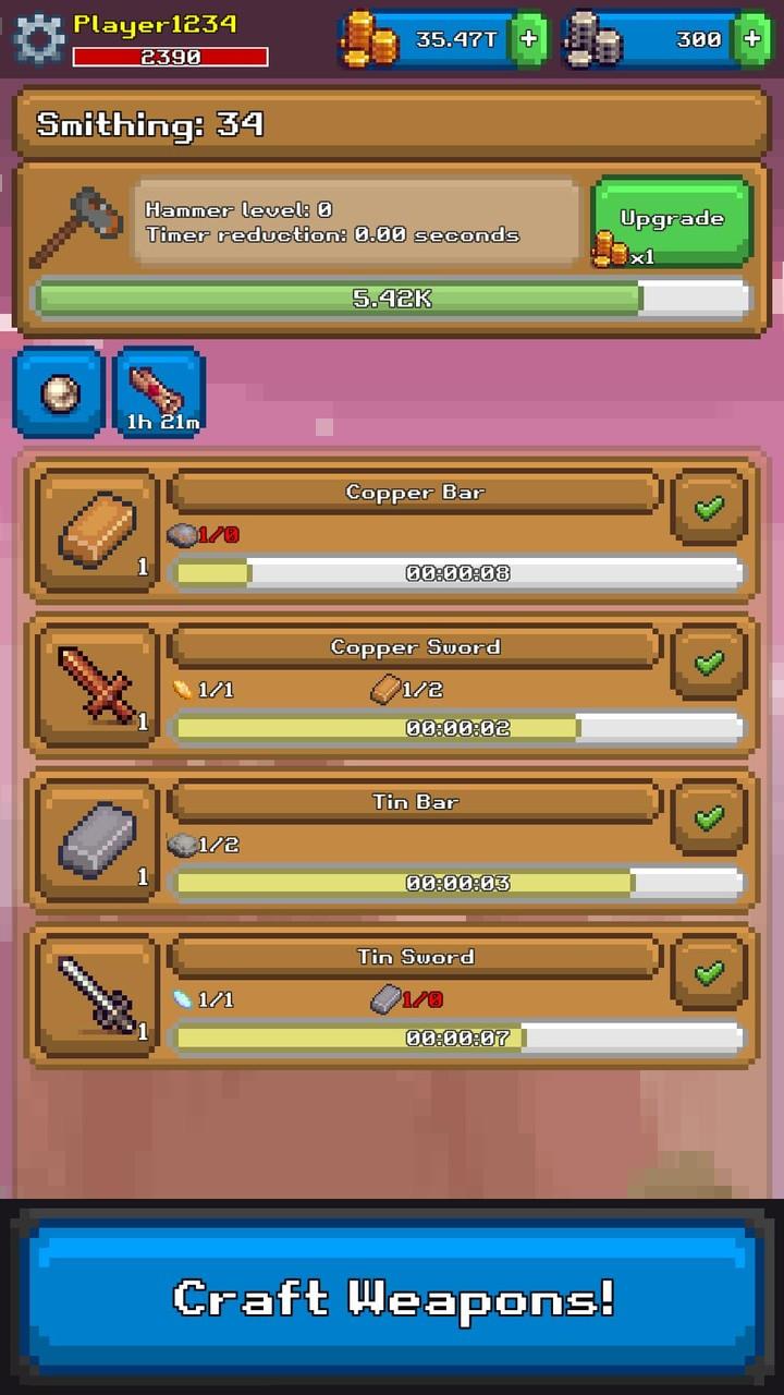 Skill Quest: Idle Skilling RPG 스크린샷 2