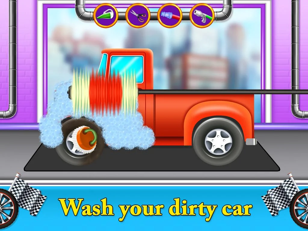 Auto car wash garage game स्क्रीनशॉट 3