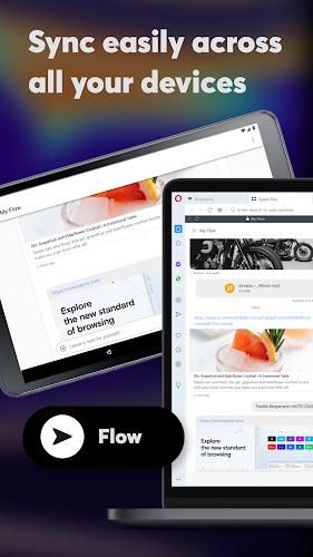 Opera browser beta with AI ဖန်သားပြင်ဓာတ်ပုံ 1