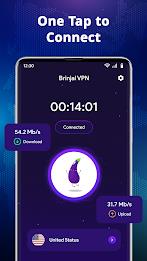Brinjal VPN - Proxy & Secure Скриншот 3