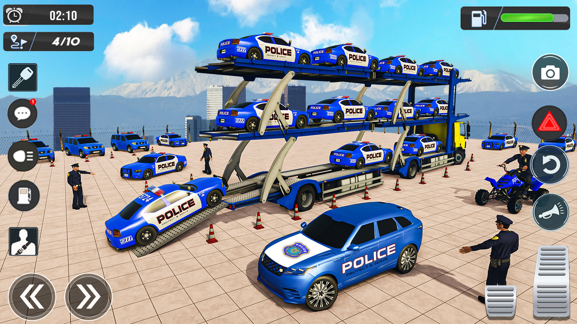 Police Games: Truck Transport Captura de tela 3