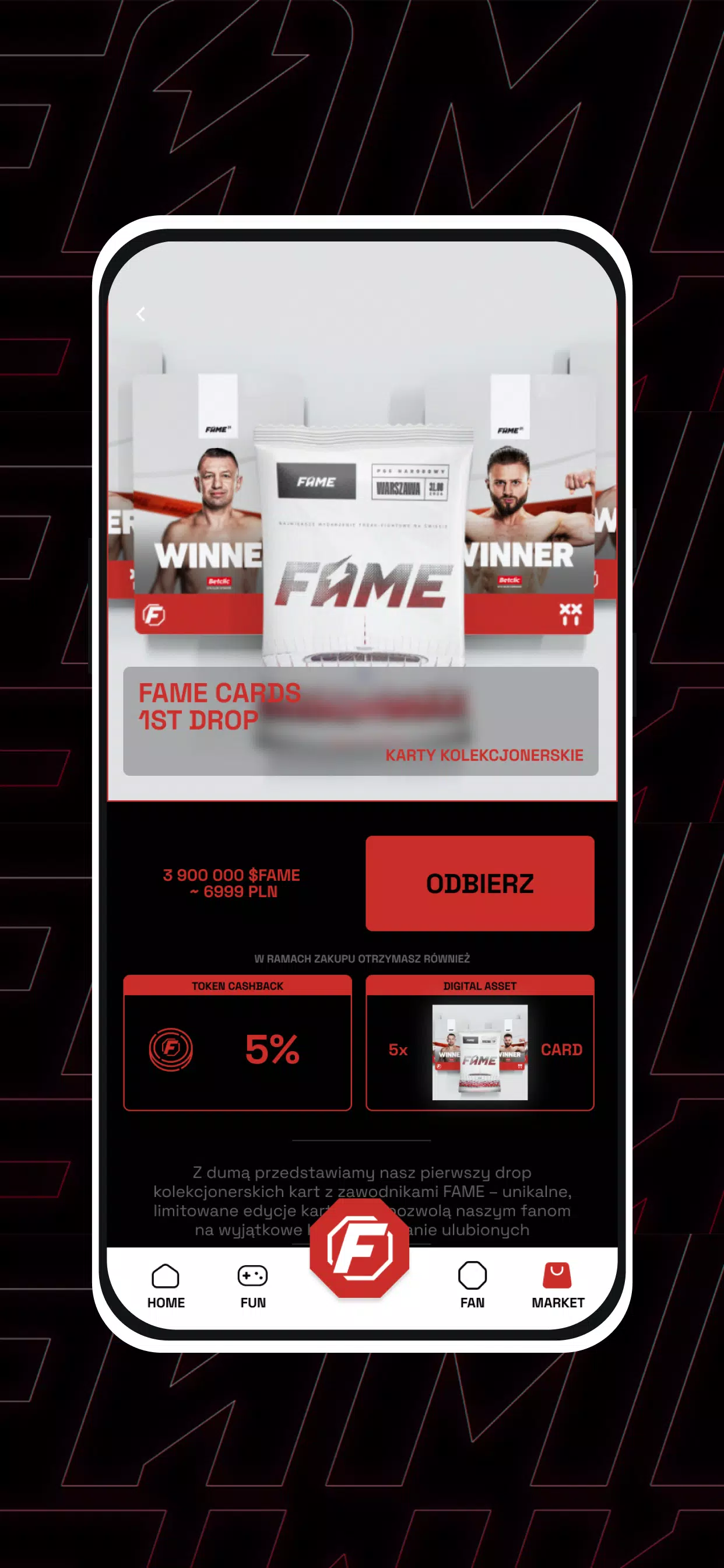 FAME MMA APP Screenshot 3