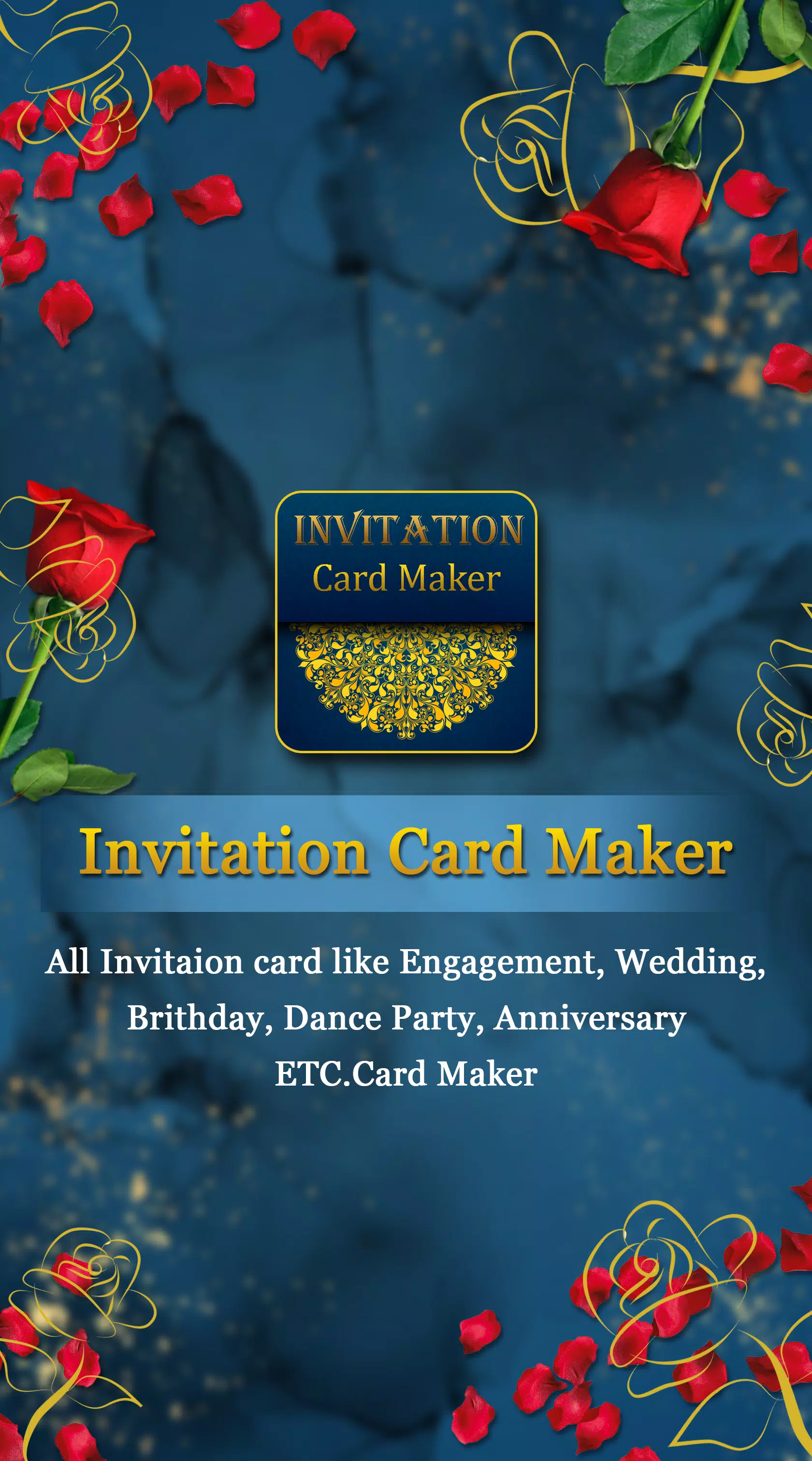 Invitation Card Maker スクリーンショット 1