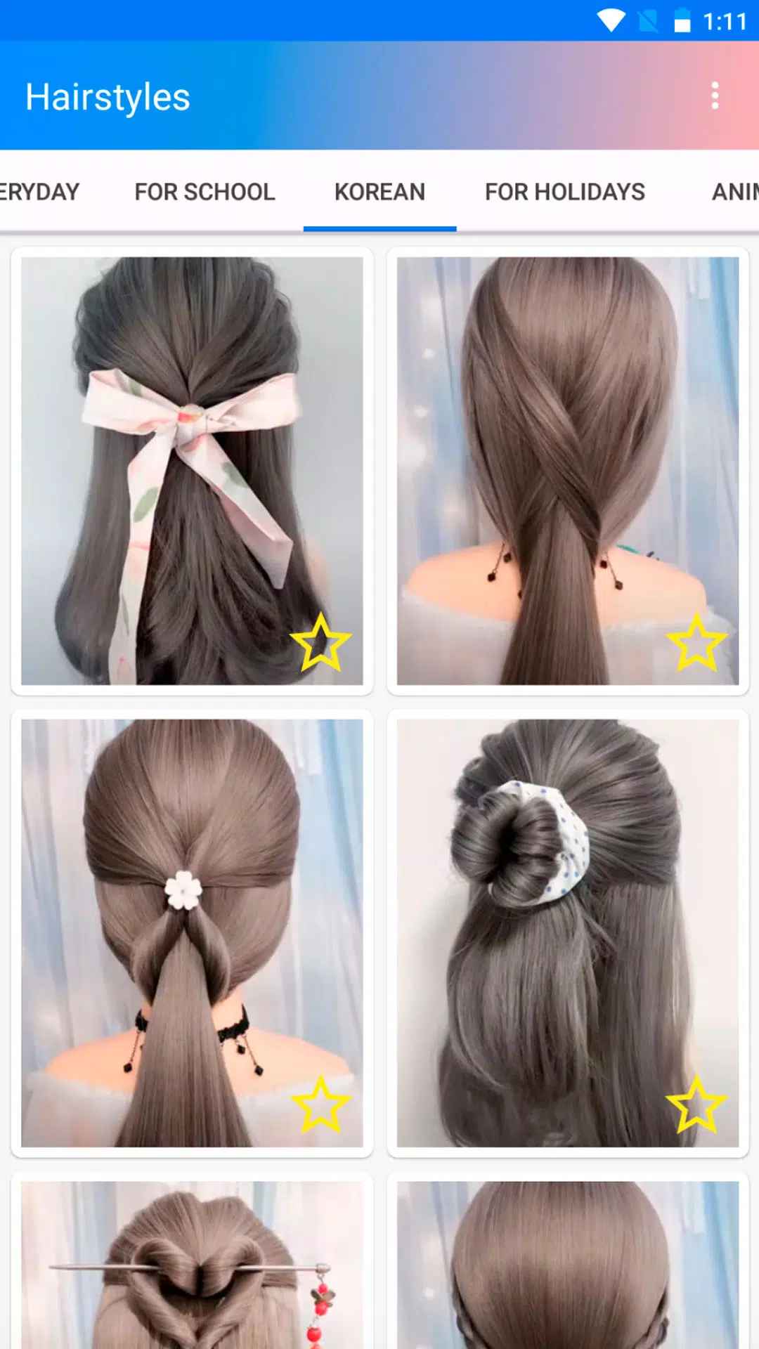 Easy hairstyles step by step ဖန်သားပြင်ဓာတ်ပုံ 2