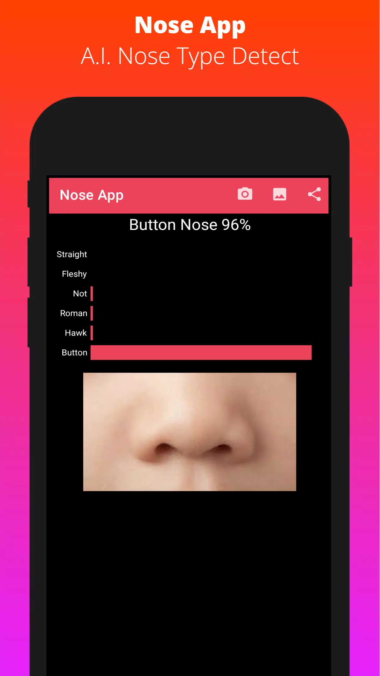 Schermata Nose App 1