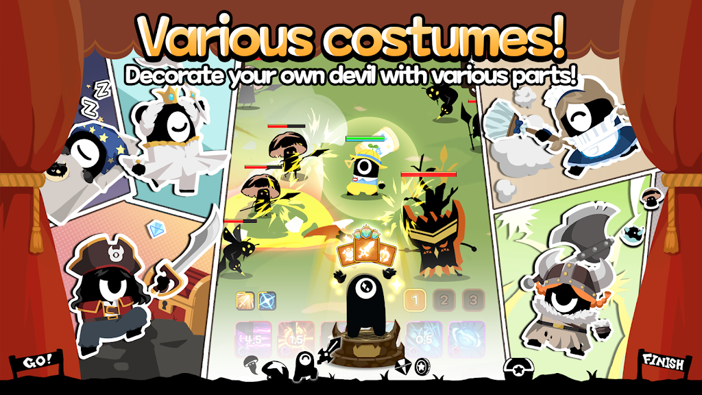 Awesome Devil: Idle RPG ภาพหน้าจอ 3